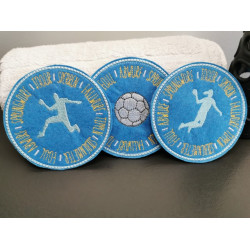 Stickserie - ITH Untersetzer Handball 6 Motive